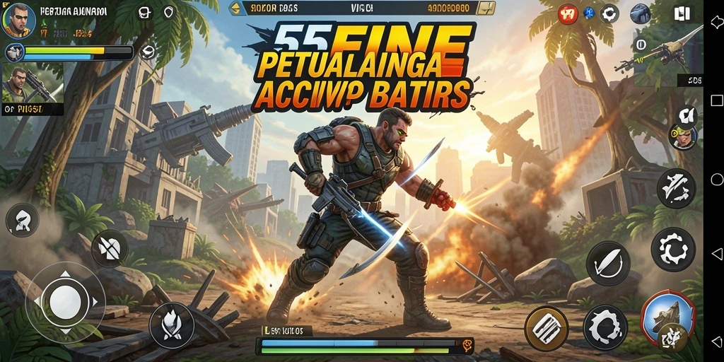 Gameplay menegangkan dalam 55FIVE dengan aksi seru.
