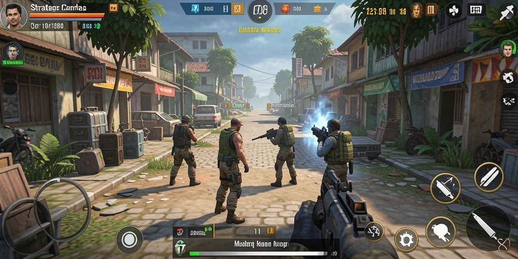 Screenshot gameplay FO8 menunjukkan pertempuran strategis yang seru.