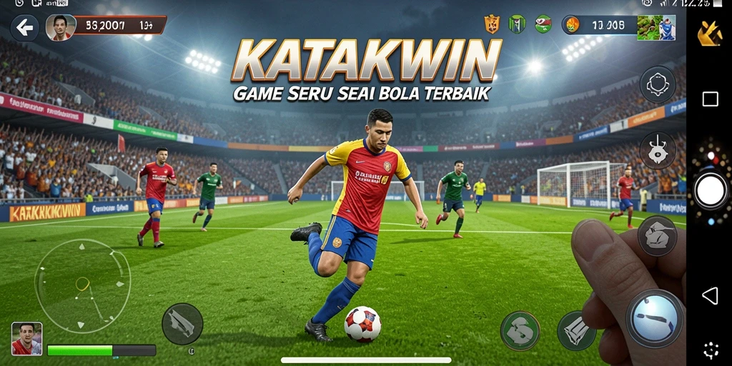 Tampilan gameplay KATAKWIN yang menarik dan interaktif saat bertanding.