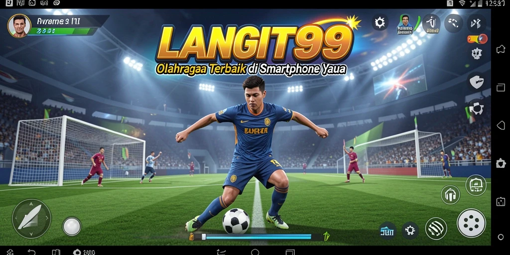Tampilan gameplay LANGIT99 yang mengasyikkan dan penuh aksi olahraga.