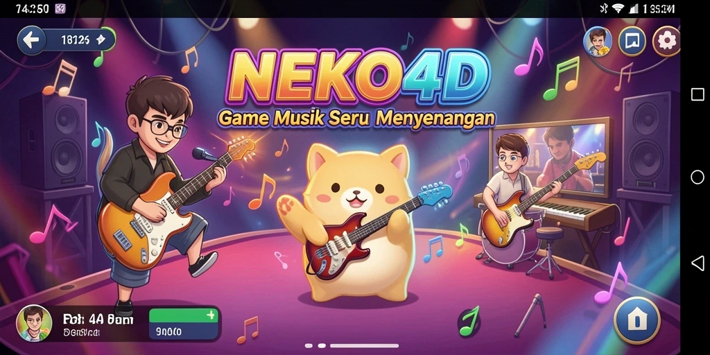 Tampilan gameplay NEKO4D yang menarik dan interaktif.